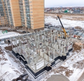 Ход строительства дома 3.2.1 в ЖК Остров на Норильской -