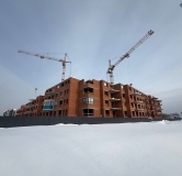 Ход строительства дома 4б в ЖК Причал -