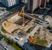 Ход строительства дома 1.1 в ЖК LEMONT -