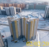 Ход строительства дома № 13а в Микрорайон Нанжуль-Солнечный -