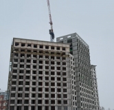 Ход строительства дома 1 в ЖК Крылья -