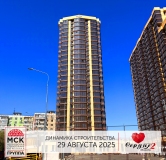 Ход строительства дома Литер 1 в ЖК Сердце Ростова 2 -