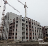 Ход строительства дома № 57, 1 этап, секция 1,2 в ЖК Перемена -