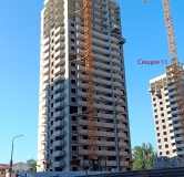 Ход строительства дома секция 5 в ЖК Развитие -