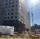 Ход строительства дома 3 в ЖК Лугометрия -