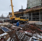 Ход строительства дома 1 в ЖК Федерация -