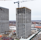 Ход строительства дома № 117, корпус 13 (4Б) в ЖК Фатера -