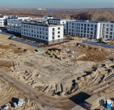 Ход строительства дома № 11, корпус 1 (ГП-6), этап 11 в ЖК Скандиа. Квартал у озера -
