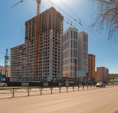 Ход строительства дома 1 в ЖК Речной Парк -