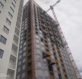 Ход строительства дома 1Д в ЖК На Тенистой -