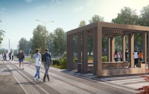 Комплексное благоустройство сквера по улице Григорьева в Нижнем Новгороде