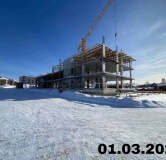 Ход строительства дома 4а, 1 этап в ЖК Ракета-дом Горный -