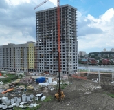 Ход строительства дома 1В в ЖК На Тенистой -