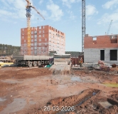 Ход строительства дома Литер 21 в ЖК Свой Берег -