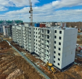 Ход строительства дома 3 в ЖК Атмосфера -