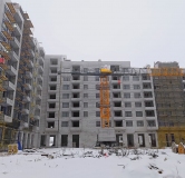 Ход строительства дома № 2, блок А,Б в ЖД в 12-микрорайоне (Арзамас) -